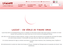 Tablet Screenshot of lazzatfoods.se